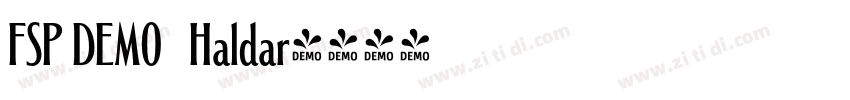 FSP DEMO   Haldar字体转换
